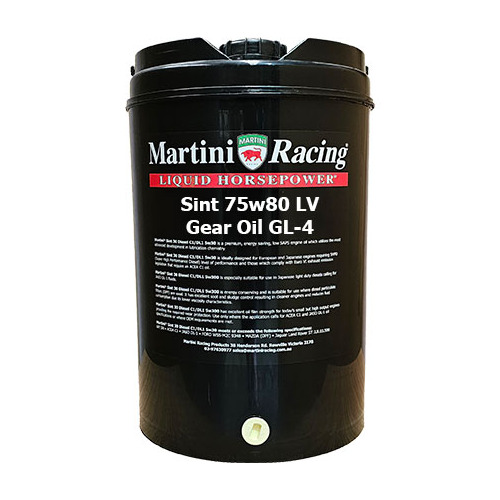 Martini 75w80 GL-4 Synthetic Gear Oil