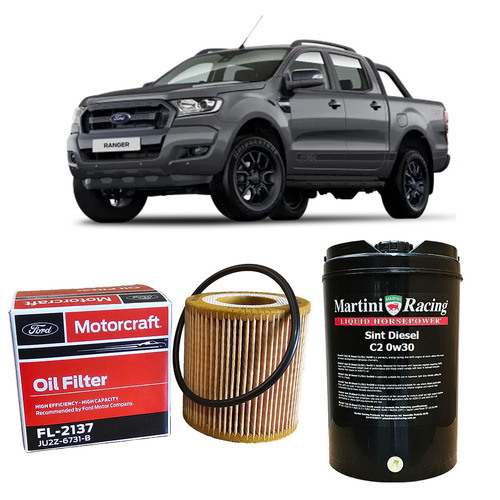 Ford Ranger / Everest / Mazda BT50 Diesel Oil Change Kit 0w30 C2 Oil