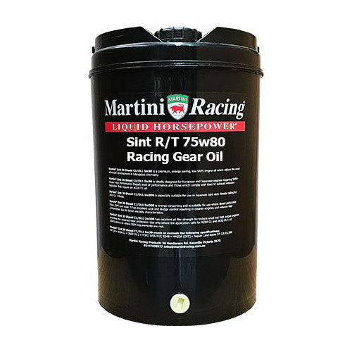 Martini Sint R/T 75w80 Racing Gear Oil GL4 20lt Full Synthetic